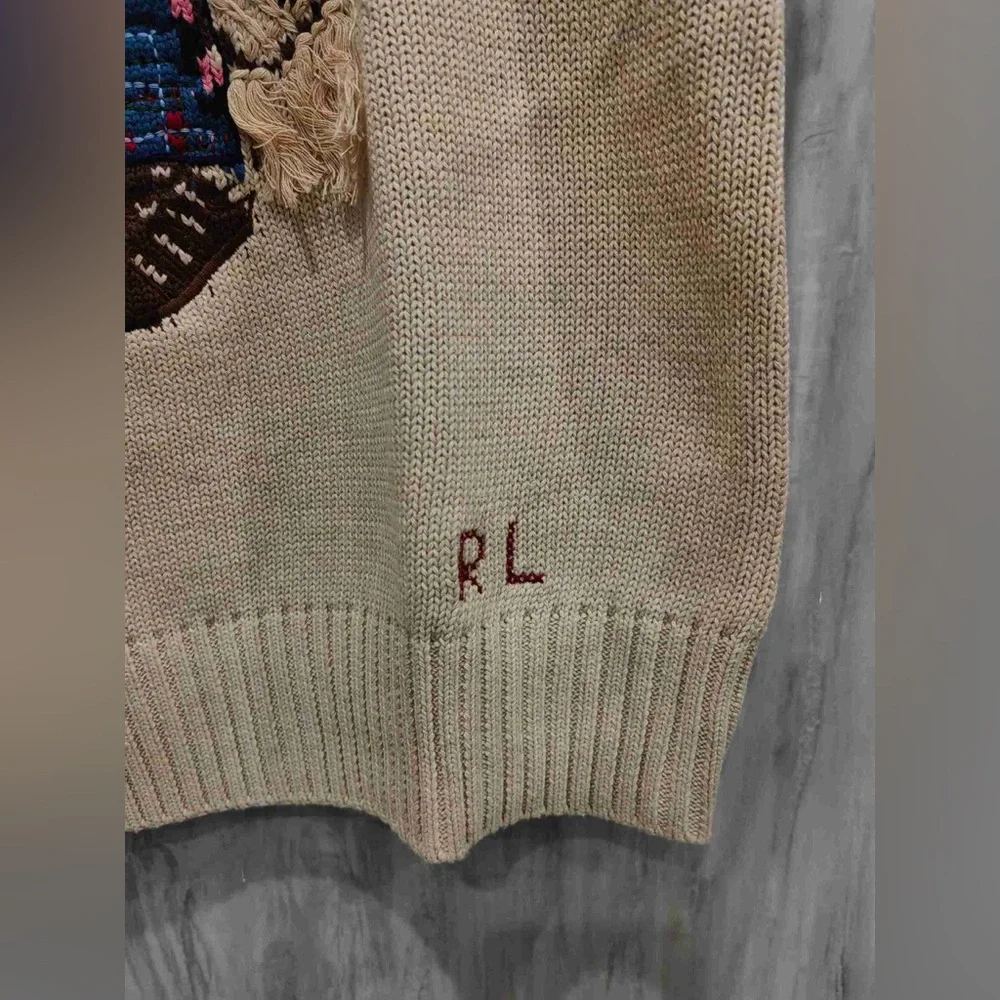 Ralph Lauren Embroidered Bear Sweater - Classic Chic - Picture 5 of 9